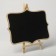 Cretaceous stand "On the easel" 20 × 30, elongated corners, black color