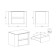Covereign cabinet "Lazio", 398x550x396, Gray stone
