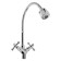 Accoona A4871 kitchen mixer, two -wound, flexible surge, silumin, chrome