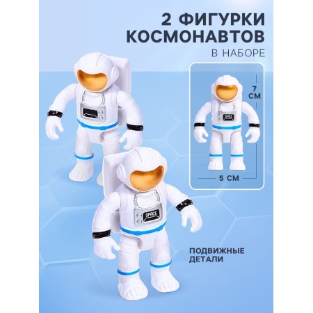 Game set "Capsule of the astronaut", figures 2 pcs., Light effects-2