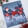 New Year's towel, size 45x60 cm, waffle, 160 g/m, cotton 100%