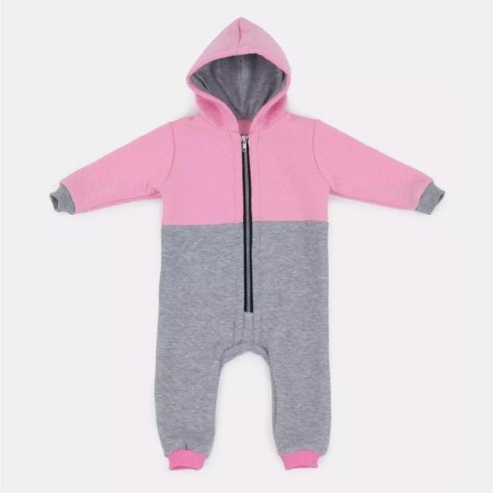 Combineson children's insulated tops “Capitane”, height 86 cm, gray/pink color-6
