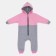 Combineson children's insulated tops “Capitane”, height 86 cm, gray/pink color