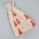 Gift bag "New Year's forest", canvas, 16 x 24 cm +/- 1.5 cm, New Year