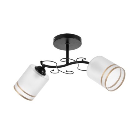 Marty 2he27 40w Black 47x26 cm chandelier
