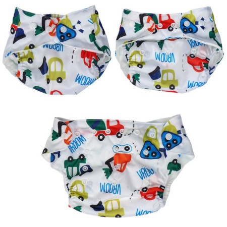 Reusable diaper "cars"-9