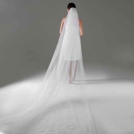 Fata "Tenderness", white, 3x1.5 m, polyester-2