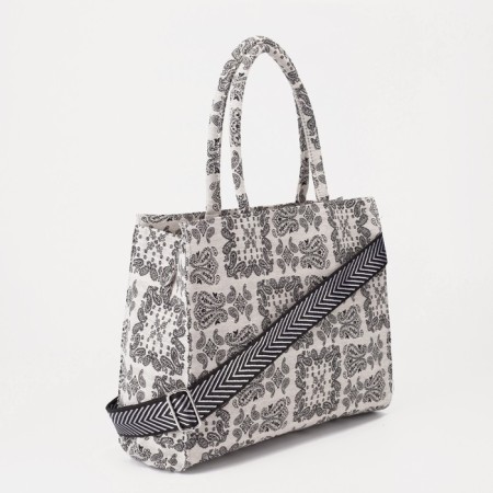 Luggage bag, long belt, gray color-1