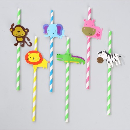 Pipe for cocktail "Safari", set of 6 pcs.-1