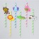 Pipe for cocktail "Safari", set of 6 pcs.