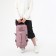 A backpack-samka with a zipper, 4 outer pockets, shoe detachment, pink color