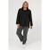 Female shirt, size 60, black color