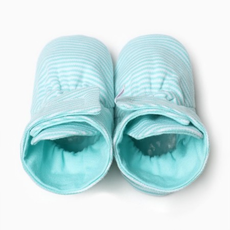 Bottos for children, turquoise color, size 16 (1-6 month)-1