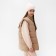 Children's minaku vest, beige color, height 128 cm