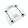 Floor Libra Luazon LVE-003, electronic, up to 180 kg, 1xCR2032, glass, white