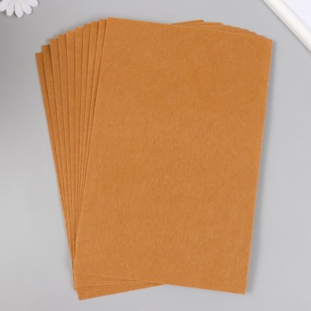 Tight felt "milk chocolate" 1 mm (set of 10 sheets) A4 format format-1