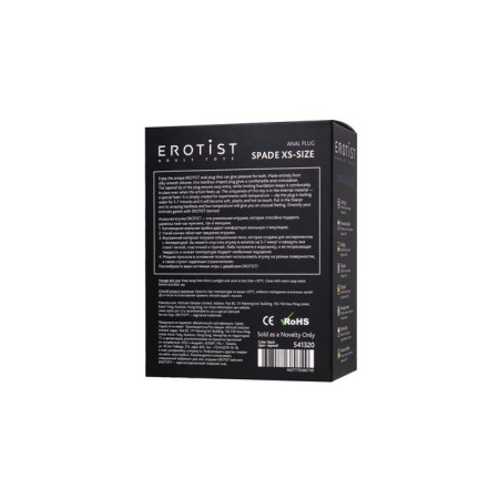Anal sleeve Erotist Spade XS, Maiglexpan, Black Color, 6.5 cm-9