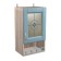 A cabinet-wardrobe with a tank shelf 450x300x720 dairy oak/blue