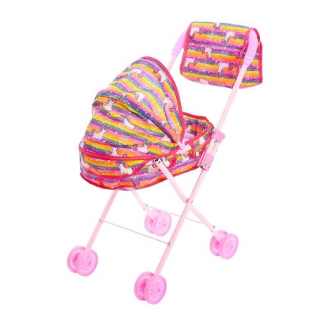 Stroller for dolls with a “fashionable” universal, metal frame-2