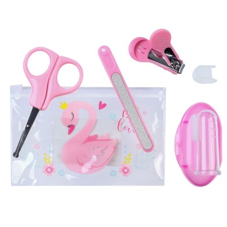 Manicure children's set "for baby", 4 subjects: scissors, knipser, saw, brush-3
