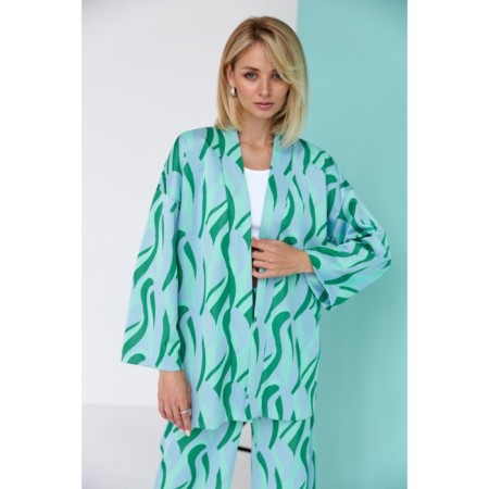 Female set: cardigan, trousers, size 58-2