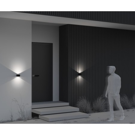 Architectural backlight Outdoor O435WL-L10GF3K, 10W, 10x11x6.8 cm, LED, 900LM, 3000K, graphite color-6