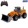 Radio -controlled excavator "bulldozer", works from batteries