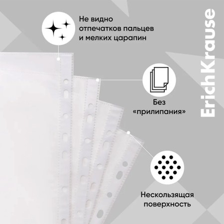 A4, 40 μm, Erichkrause Standard Plus, embossing, vertical, 10 pieces-2