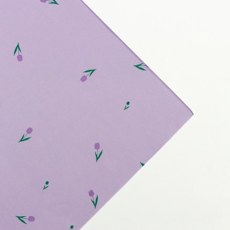 Paper Pacific, "flowers", lilac, 50 cm x 70 cm 17 grams-3