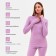 Women's thermal underwear (longshit, leggings) minku color purple, size 54