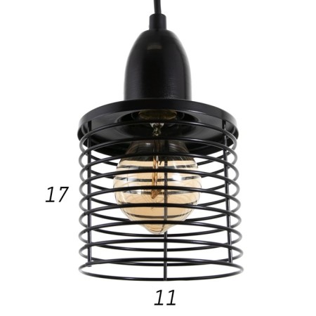 PL5 BK lamp, 60W E27, black-4