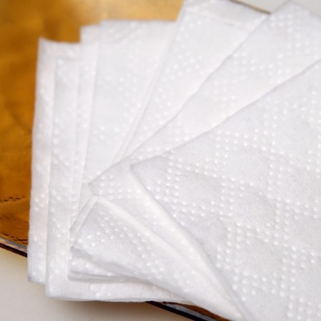 Cotton puffs cosmetic, addition of zig-zag, 7.5*7.5 cm. 100 pieces.-2