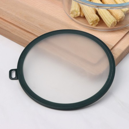 Vacuum lid for utensils shade, d = 16 cm, green color-9