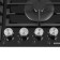 Honing panel Homsair HGG646BK, gas, 4 burners, black