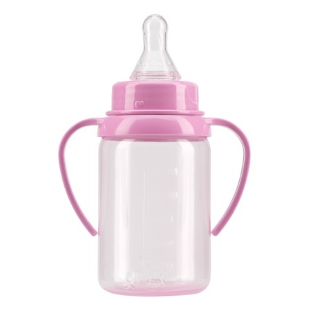 A bottle for feeding with handles, color, 125 ml, from 6 months, mix-8