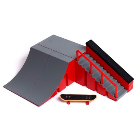 Skate Park "Ramfa with a staircase", with a finger skate, mix-4