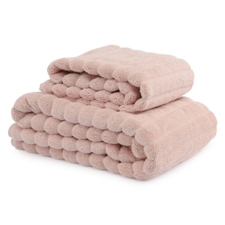 Waves Essential towel, 623 gr, size 50x90 cm, dusty rose color-5
