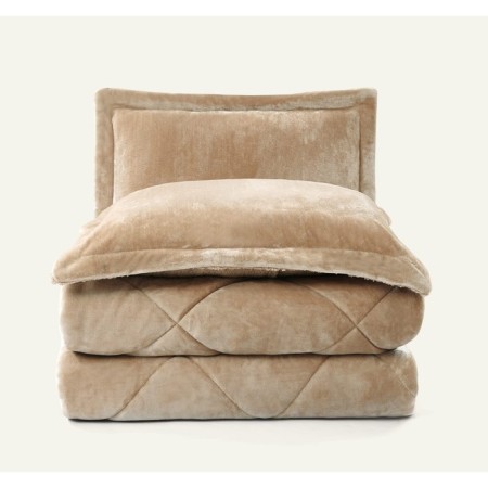 Leron bedspread, size 230x250 cm, beige-2