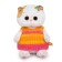 Soft toy "Lee Baby in a striped knitted vest", 20 cm