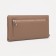 Women's wallet on magnets, beige color