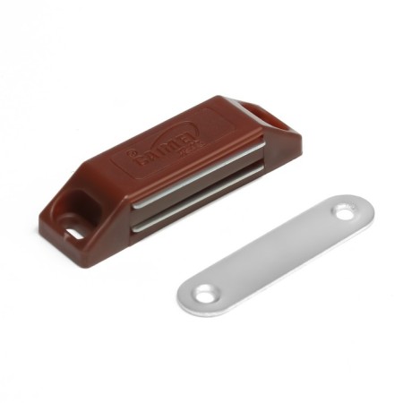 Furniture magnet M002BR, 60x13, medium, brown