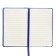 Notepad A6 "Blue Lake", 96 sheets, in a ruler, solid cover, artificial leather, elastic band, pocket, tinted OFSET 70G/m2 block