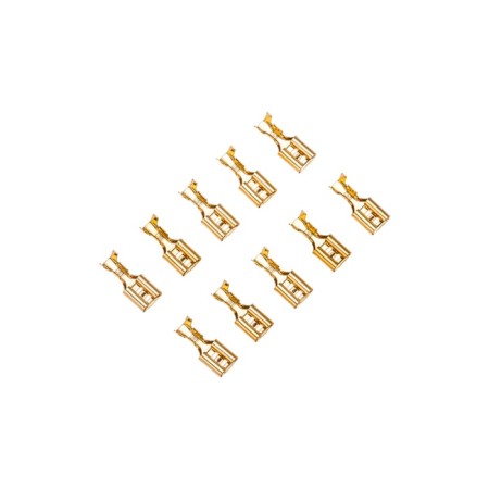 Terminal of a flat nest 7.7 mm 0.75-1.5 mm² (RP-M 1.5- (6.3)), in pack. 10 pcs. Rexant-4