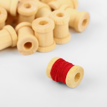A set of wooden coils without a coating, 50 pcs, d = 0.9 × 1.2 cm-3