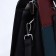 Lightning tout bag, external pocket, long belt, black color