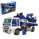 Constructor "Kamaz Police Evaciatorial with a motorcycle", 110 parts