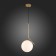 Suspension lamp ST LUCE. SL1148.303.01. CODDA. 1x60 W, E27, 30x30 cm, brass color