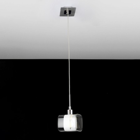 Suspended Citilux “Virta” CL139010, 12x10x25 cm, 1x60W, E14, color gray-3