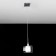 Suspended Citilux “Virta” CL139010, 12x10x25 cm, 1x60W, E14, color gray