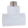 The Politekus tee, polypropylene, d = 25 mm x 1/2 ", external thread